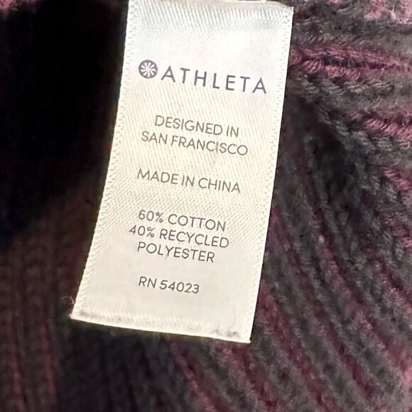Athleta Rockland Sweater Burgundy Size XXS - Picture 6 of 7